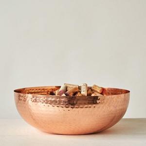 Trevor Round Metal Serving Bowl