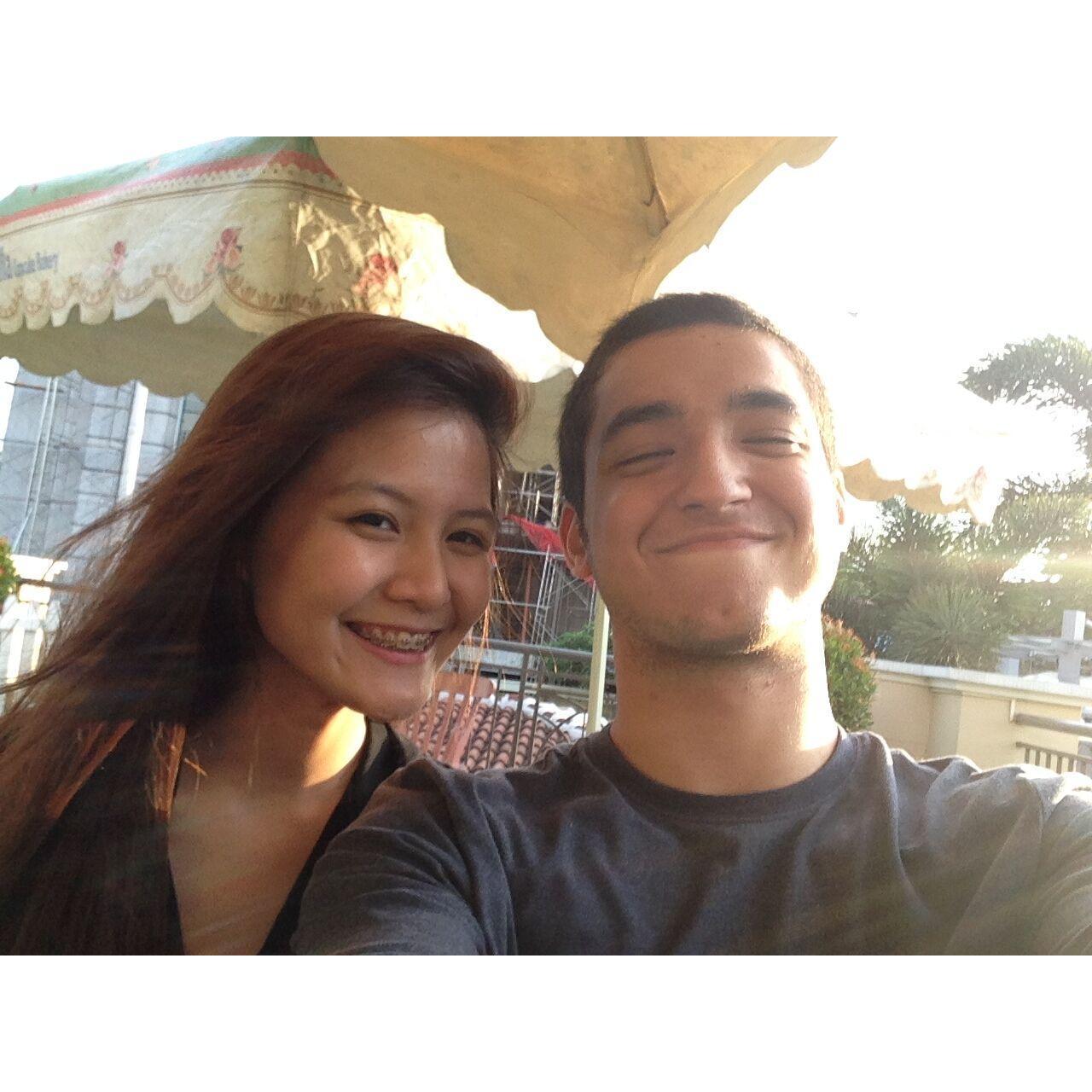 Our first picture together.