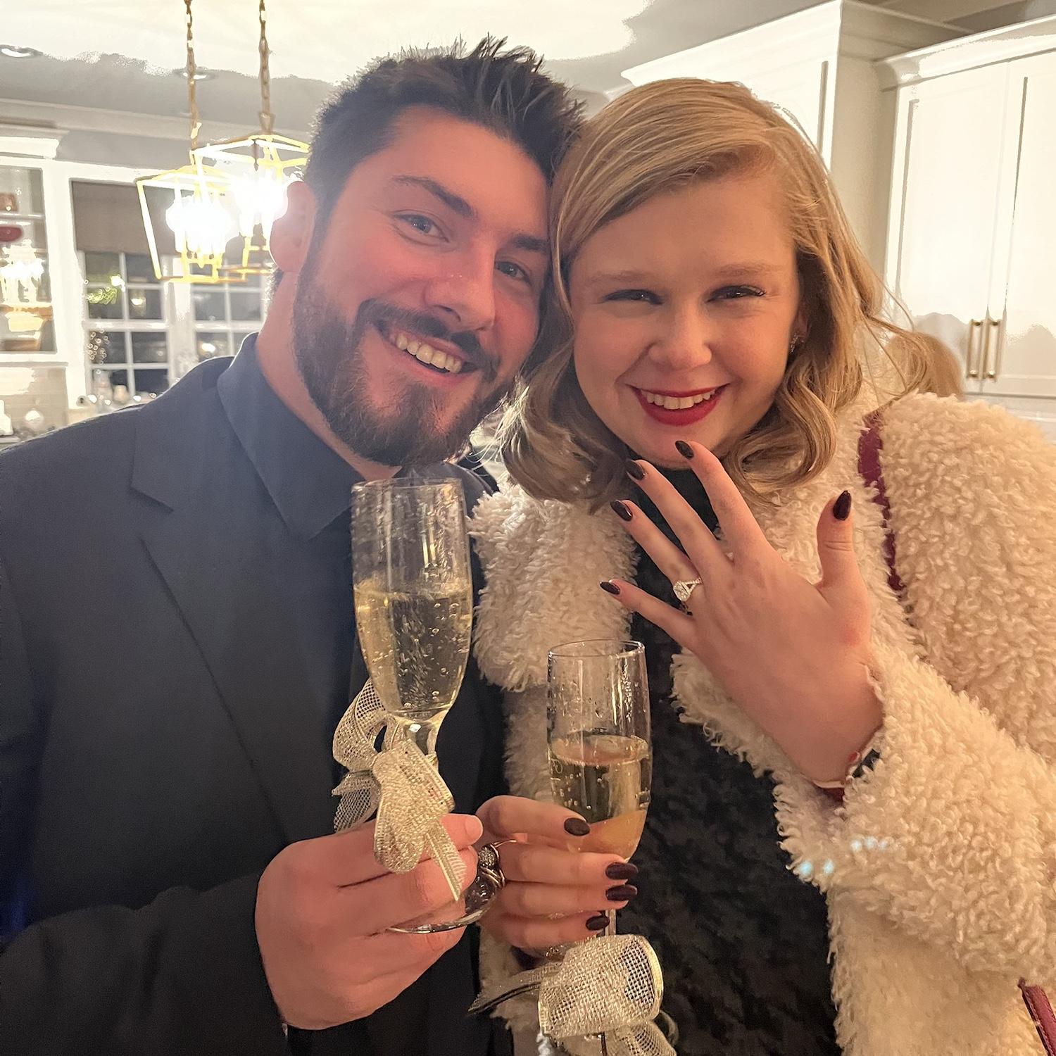 The night we got engaged: December 22nd, 2023