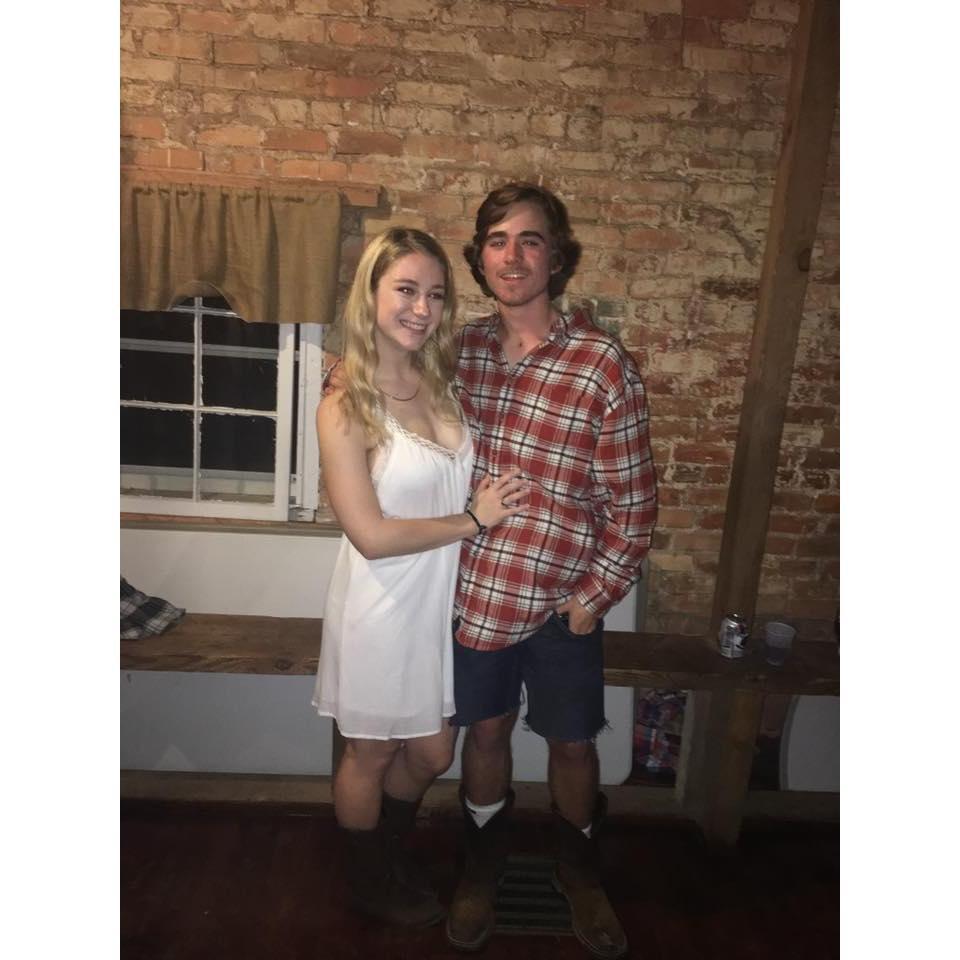 Our first photo together, circa 2017