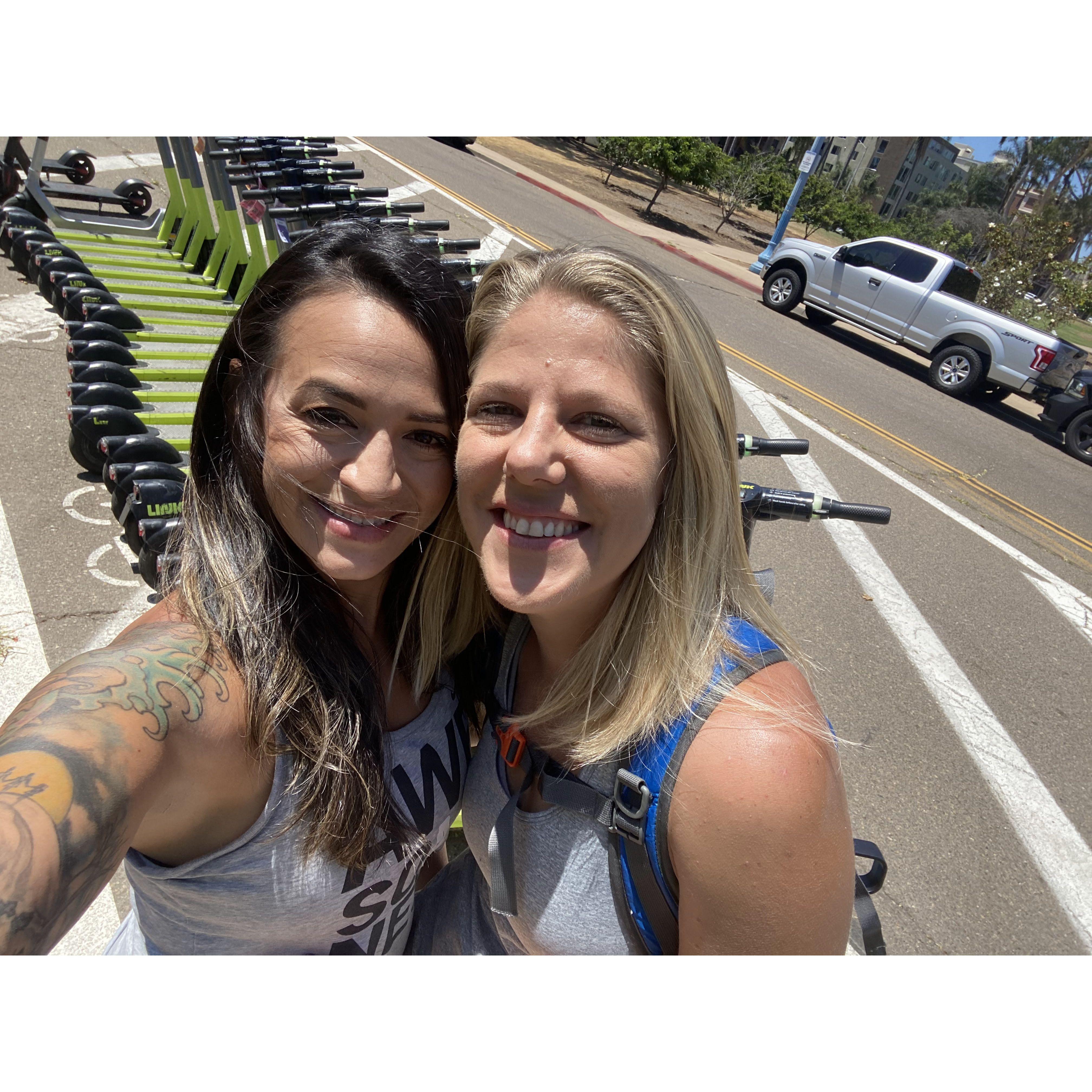 Scooting around San Diego!