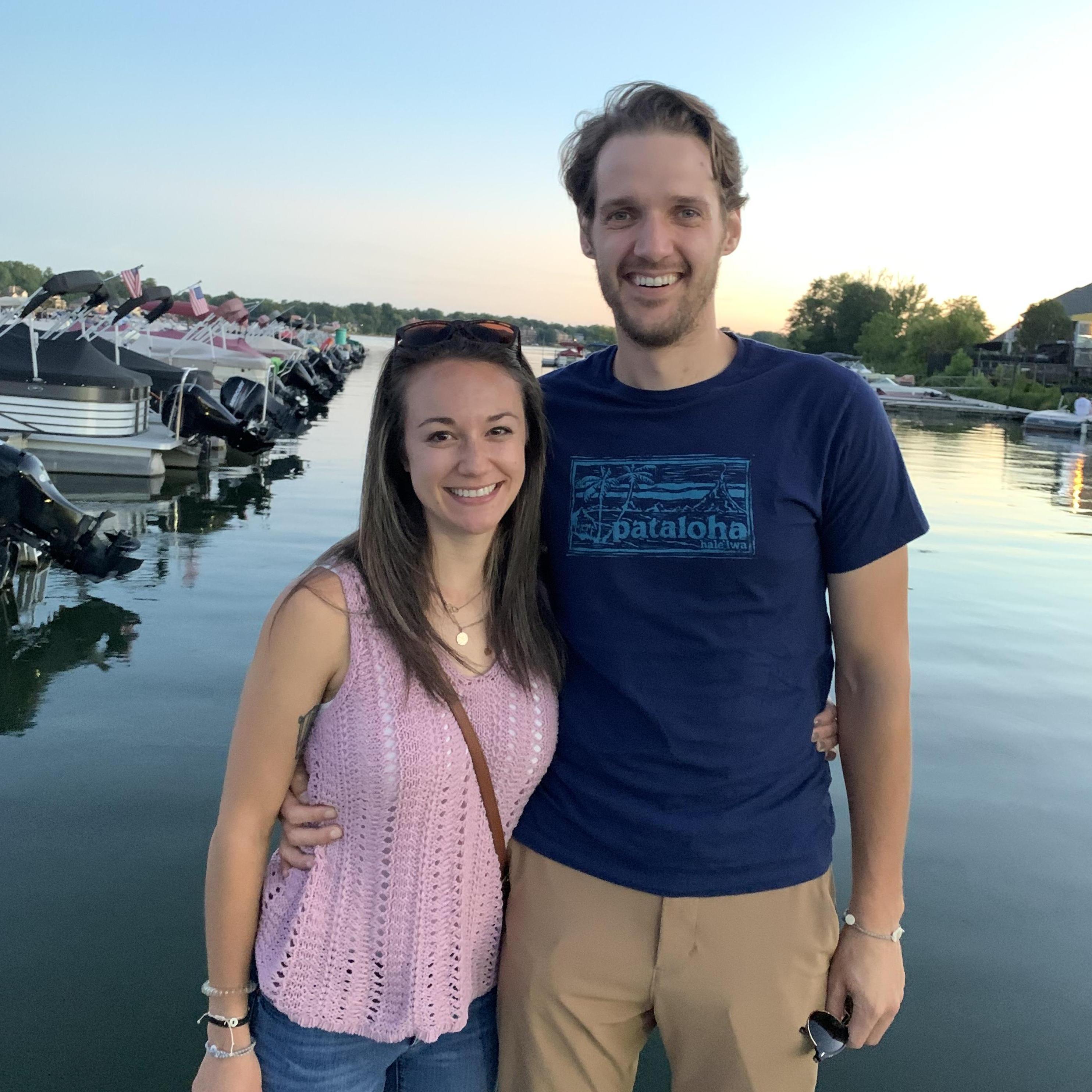 Haley + Paul on a trip to Indianapolis to visit friends Patrick and Heather!