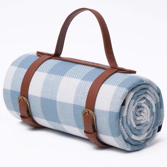 HulaFish Large 59''x79'' Waterproof Picnic Blanket - 3 Layered Foldable Outdoor Picnic Mat Perfect for Park and Beach, Grass / Water Resistant - Beach Blanket / Picnic Blankets