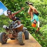 ATV Jungle Adventure with Ziplines, Cenote & Tequila Tasting