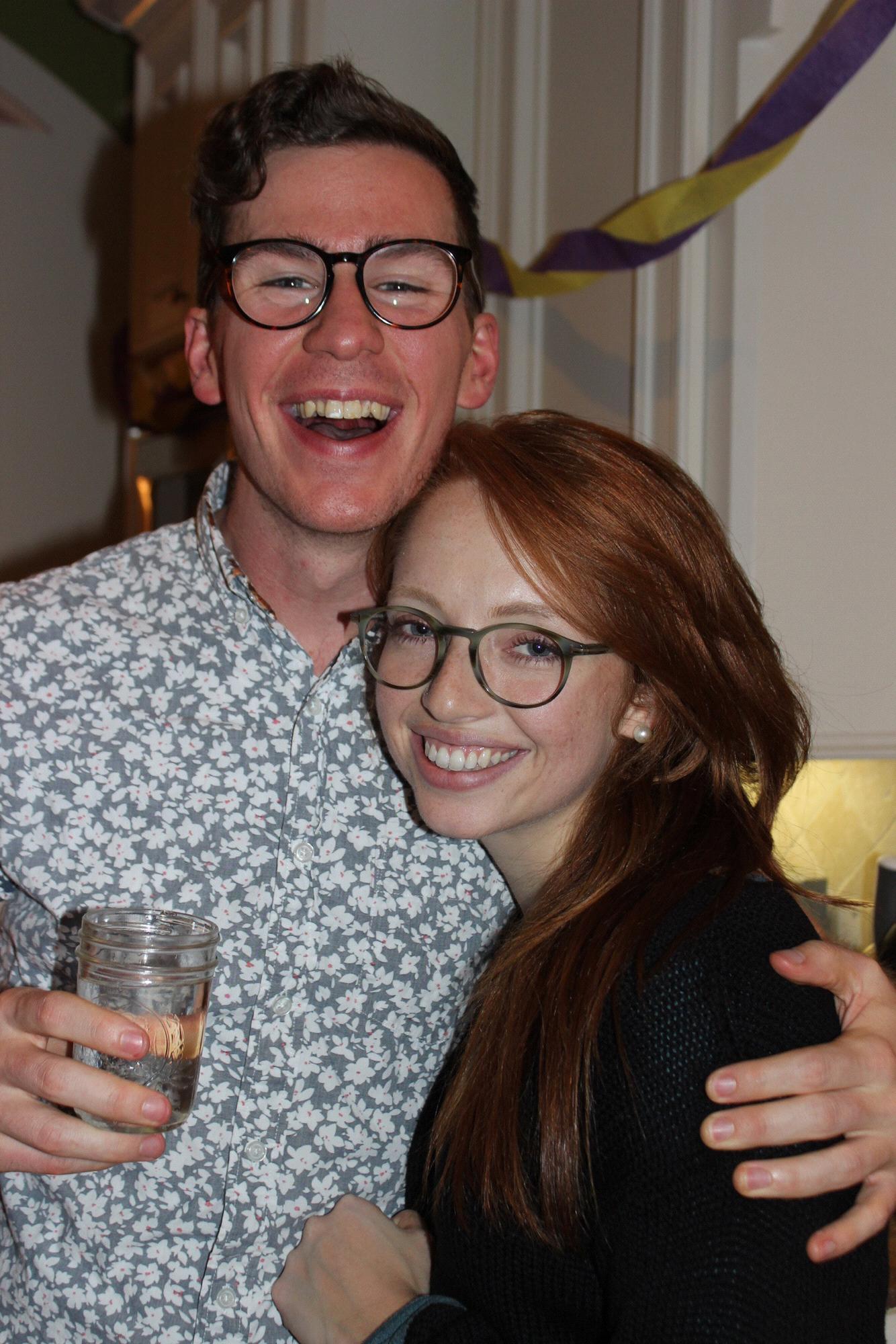 This was Eric's 28th birthday party and our first party together only one week into our dating relationship.