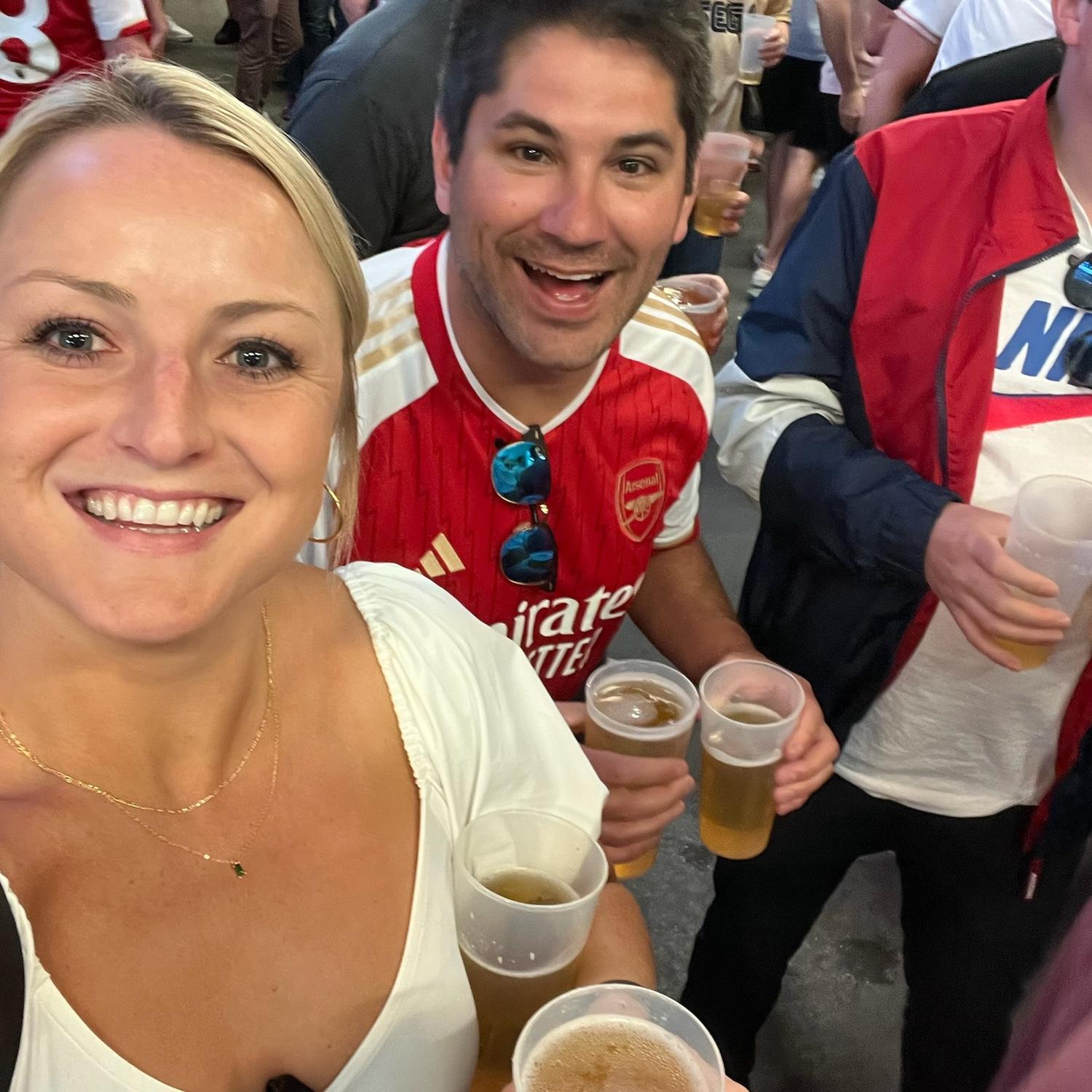 Going to an Arsenal game together