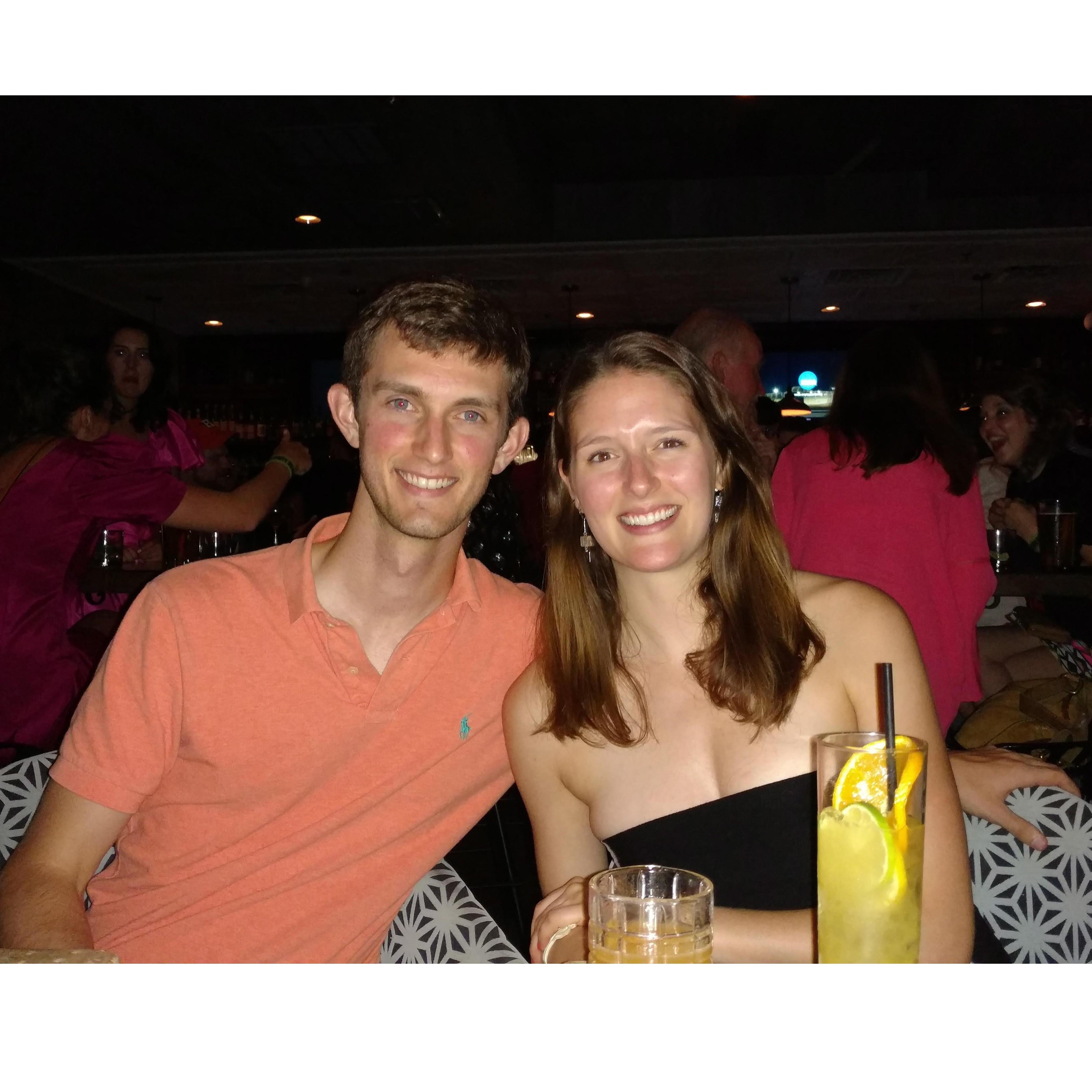 Woosters, probably celebrating a gal named Lauren Hannigan (then Hammang)