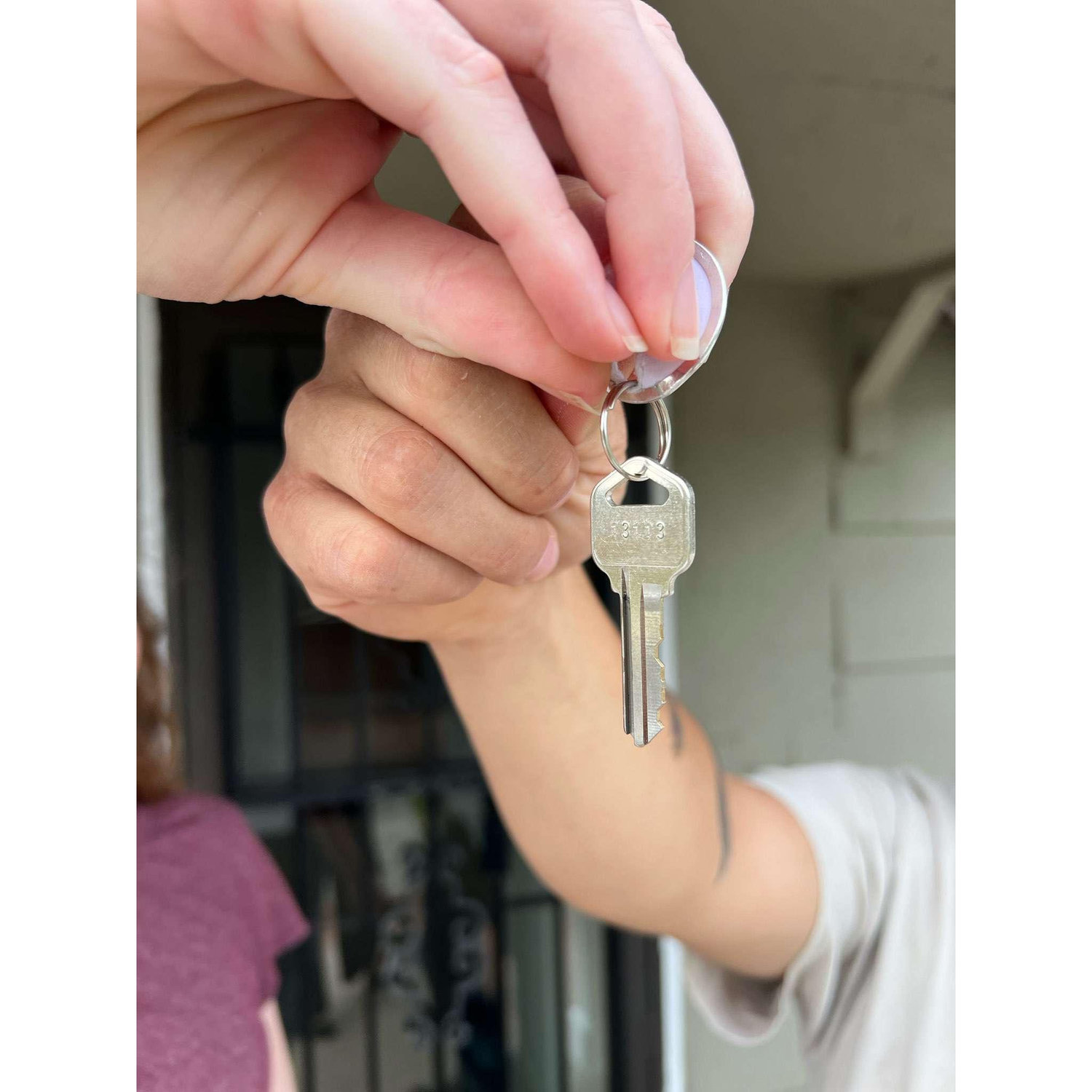 Getting the keys to our first home