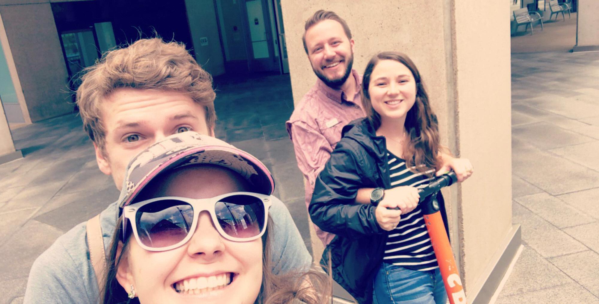 Went riding downtown Denver with Dani and Wyatt for HOURS on electric scooters! So much fun!