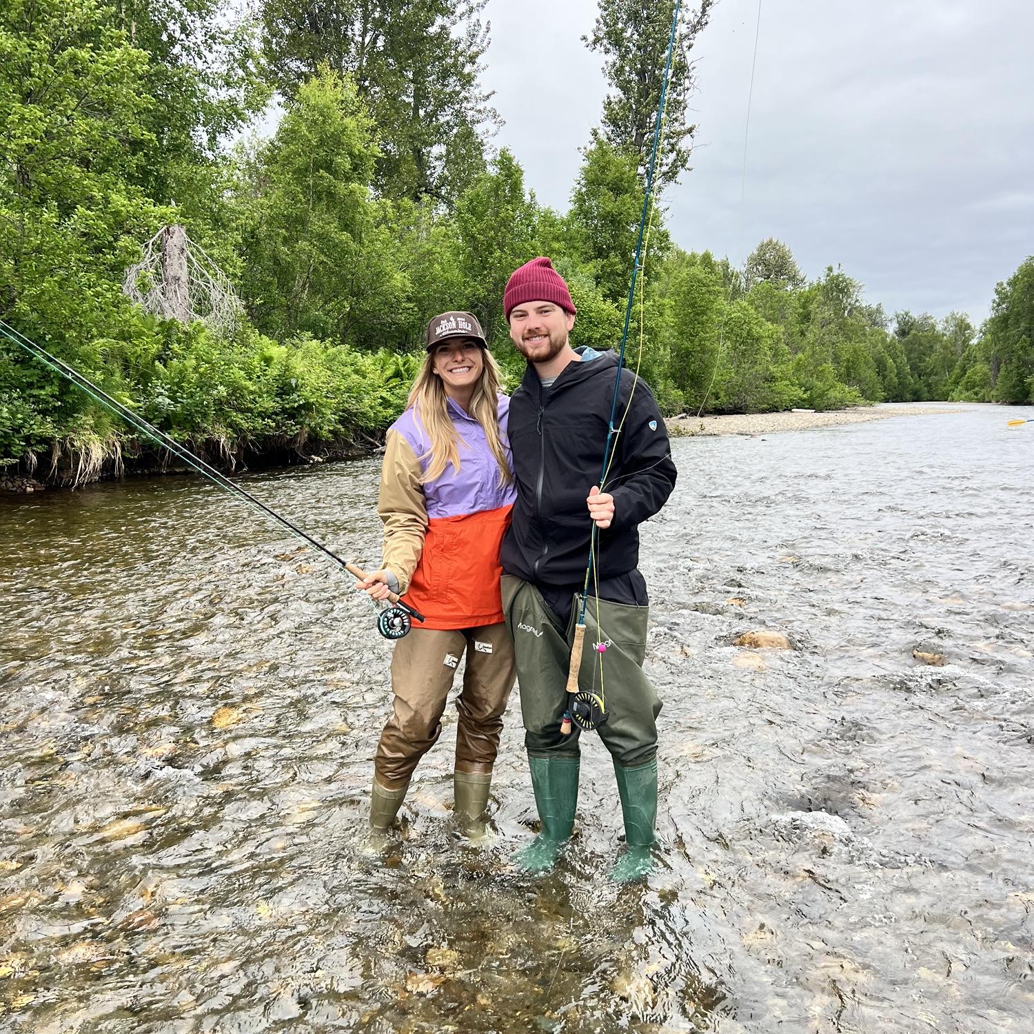 Fly fishing in Alaska!