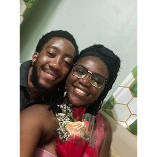 Our first valentine's day! She was so surprised. :D