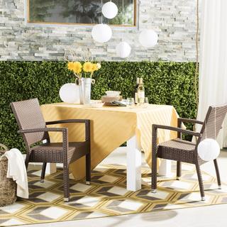 Kelda Stacking Outdoor Arm Chair, Set of 2