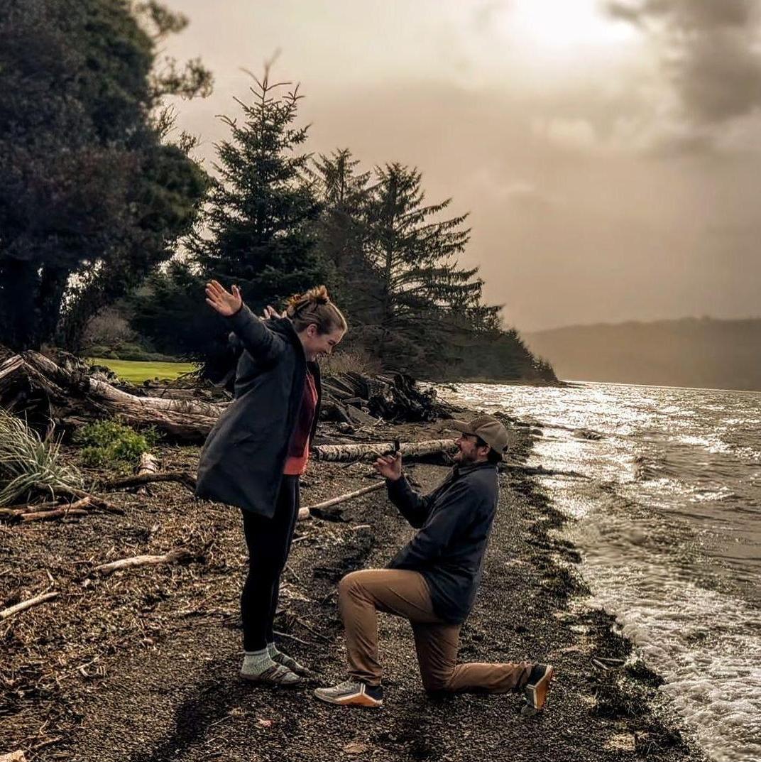 Proposal on our 5th anniversary in Bay City, OR.