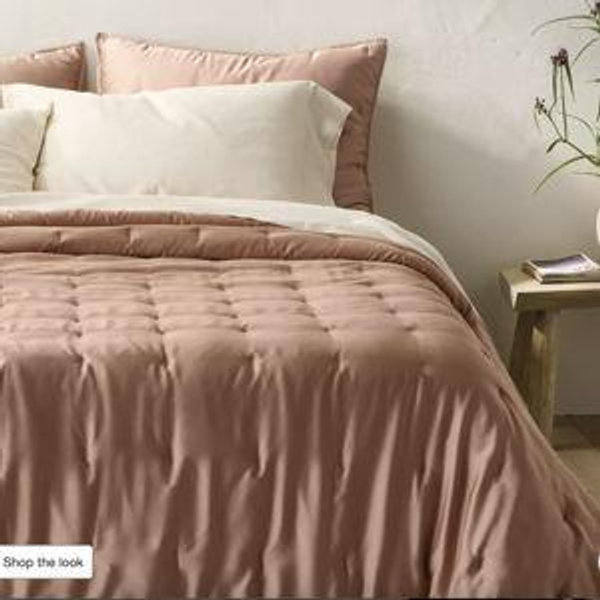 Rayon from Bamboo Quilt - Casaluna™ (Light Adobe Clay Color)