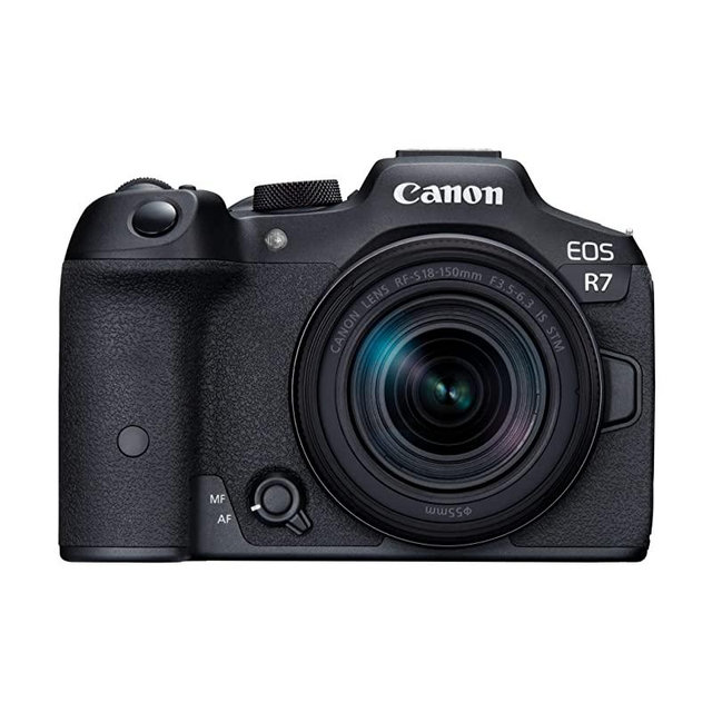 Canon EOS R7 RF-S18-150mm F3.5-6.3 is STM Lens Kit, Mirrorless Vlogging Camera, 32.5 MP Image Quality, 4K 60p Video, DIGIC X Image Processor, Dual Pixel CMOS AF, Subject Detection, Content Creators