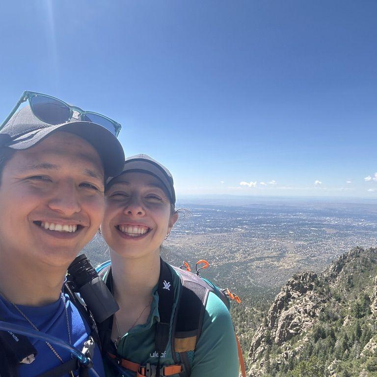Cibola National Forest, 09/07/25. Went on hike immediately after Mara got off a night shift, so this picture is her only proof that she didn't hallucinate this trip. Saw Stellar's Jays!