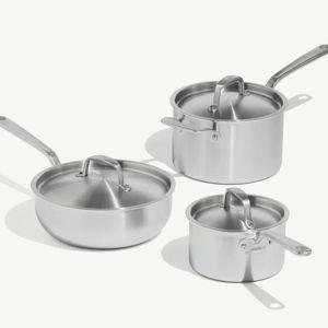 The Stainless Saucepan Set
