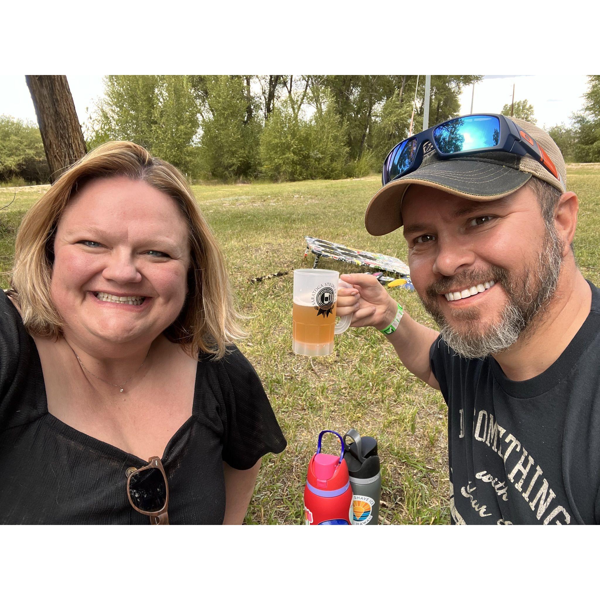 Saratoga Beer Fest with our Wyoming Family Faith and Bruce August 2022