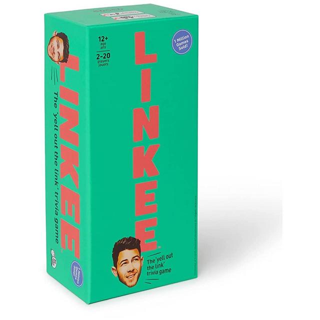 Linkee Nick Jonas Edition: Family Quiz Board Game for Adults and Teens, Perfect for Family Game Night