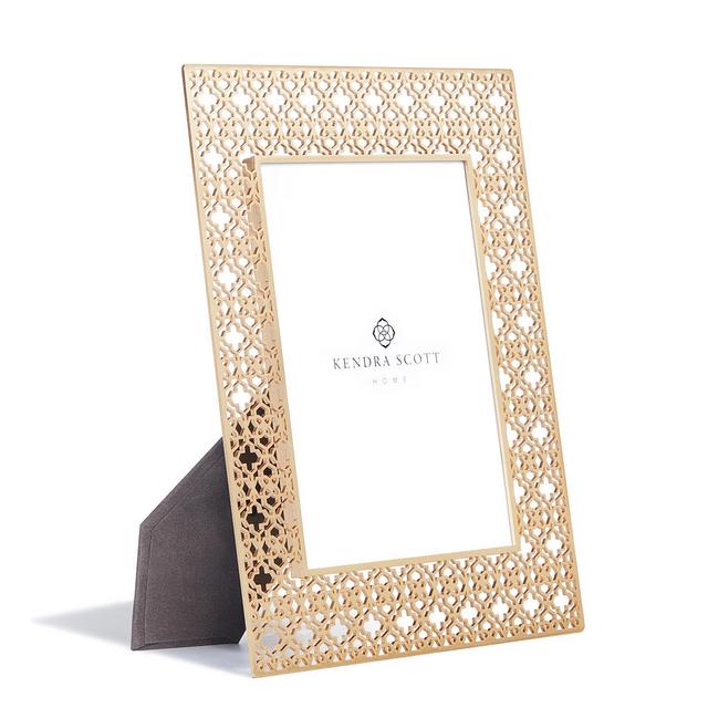 5x7 Filigree Photo Frame in Bright Brass
