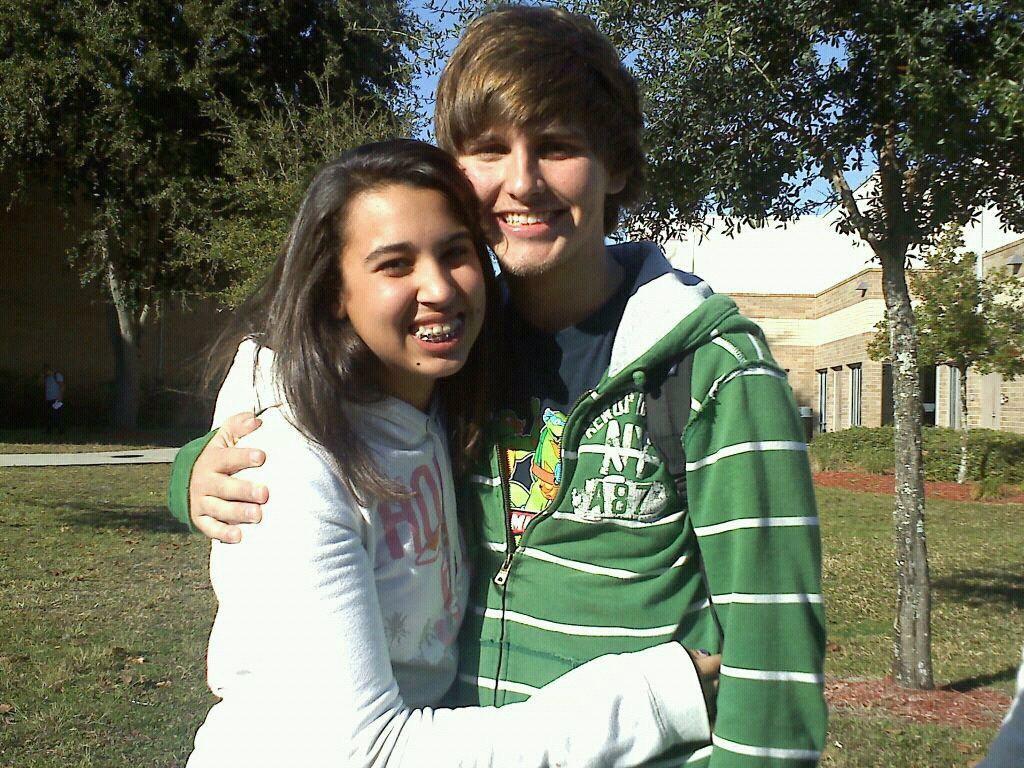 Our first picture after we started dating!