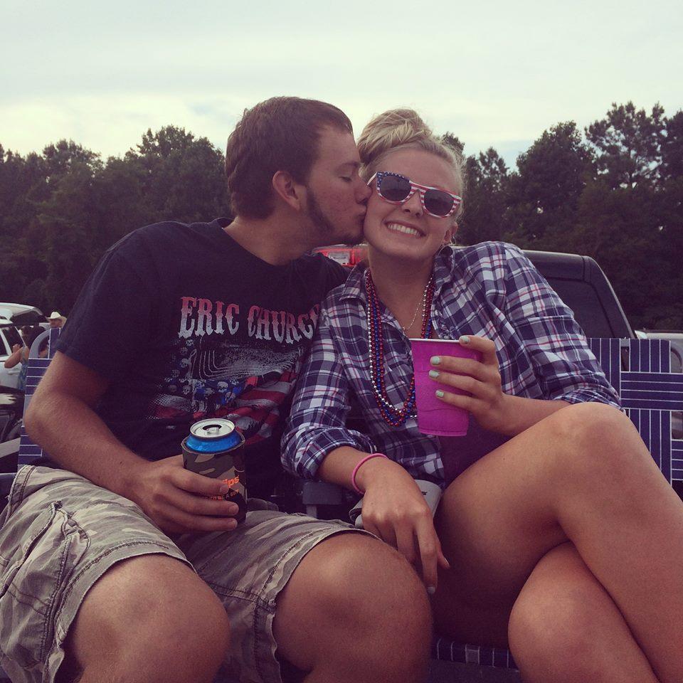 Our first concert together we saw Lee Brice on our 1 month anniversary