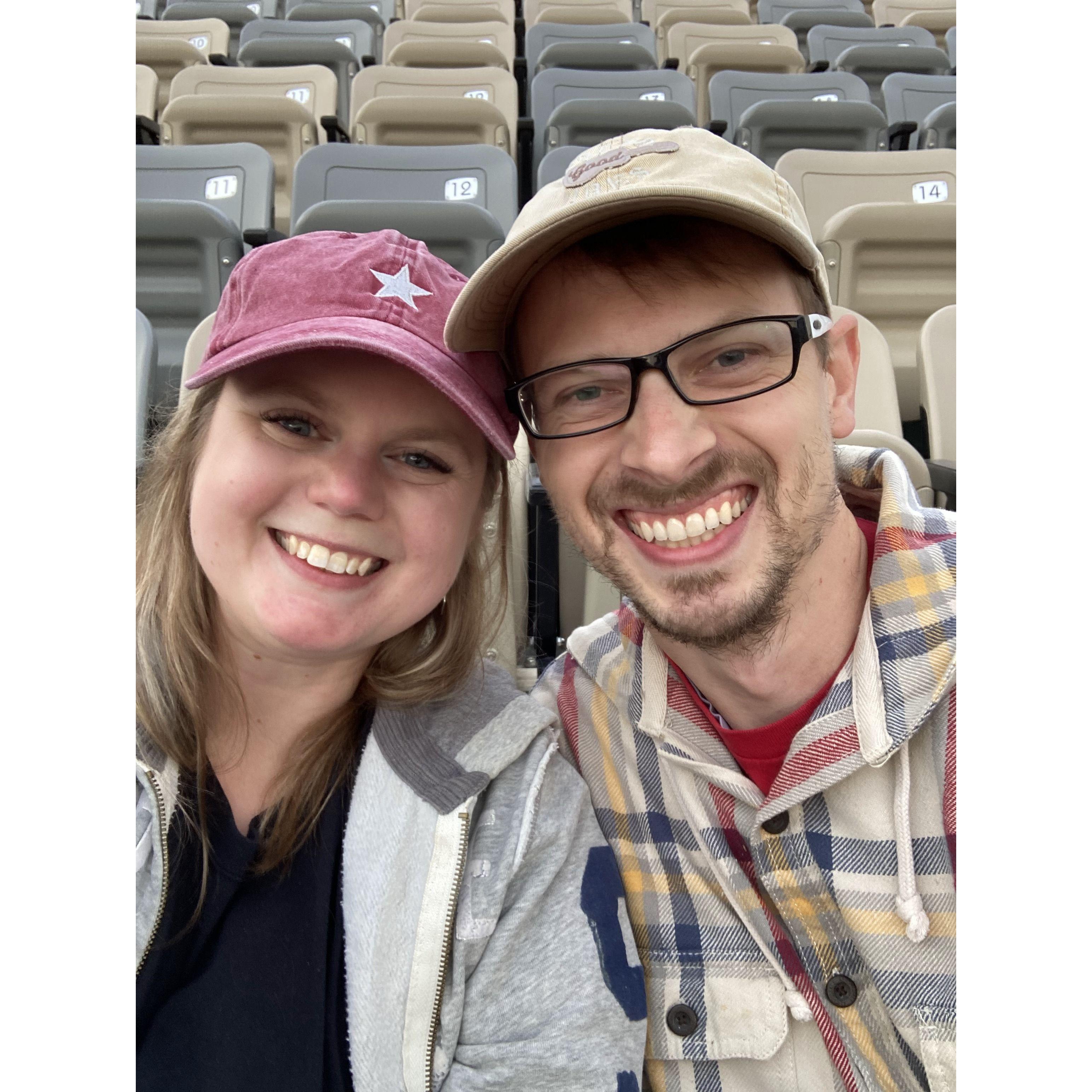 When we went to a monster truck show and had no idea we should have brought ear plugs!