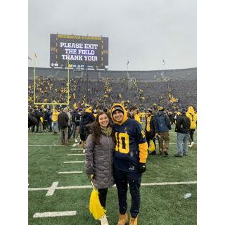 U of M's first win against OSU in years while we were seniors...best game ever! - November 2021