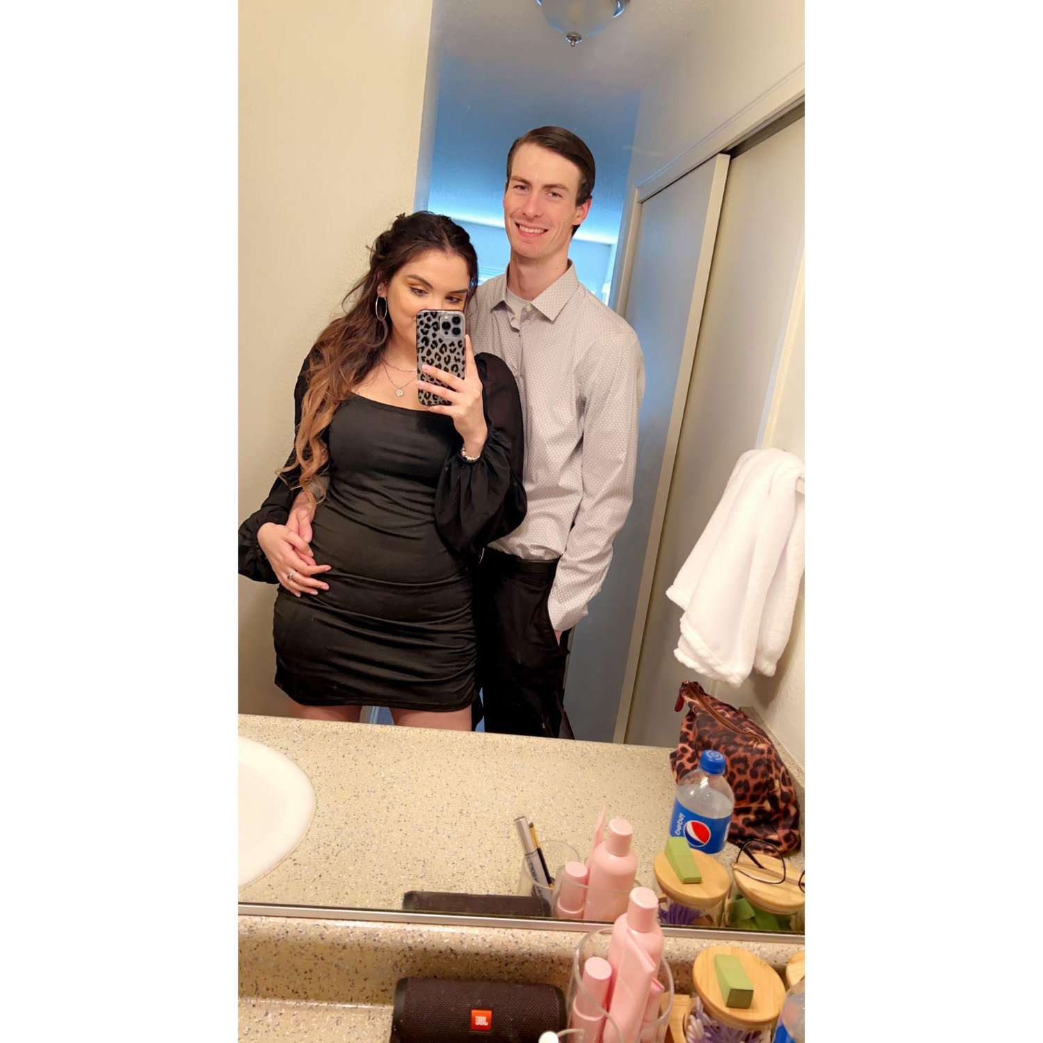 Getting ready for the Lofers' wedding.