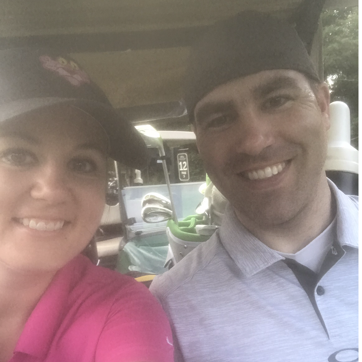Golf cart Selfie