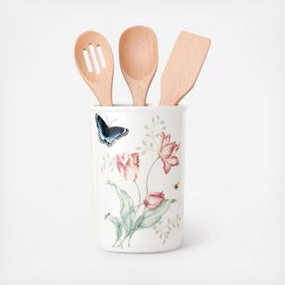 Butterfly Meadow Kitchen Jar with Utensils by Macy's
