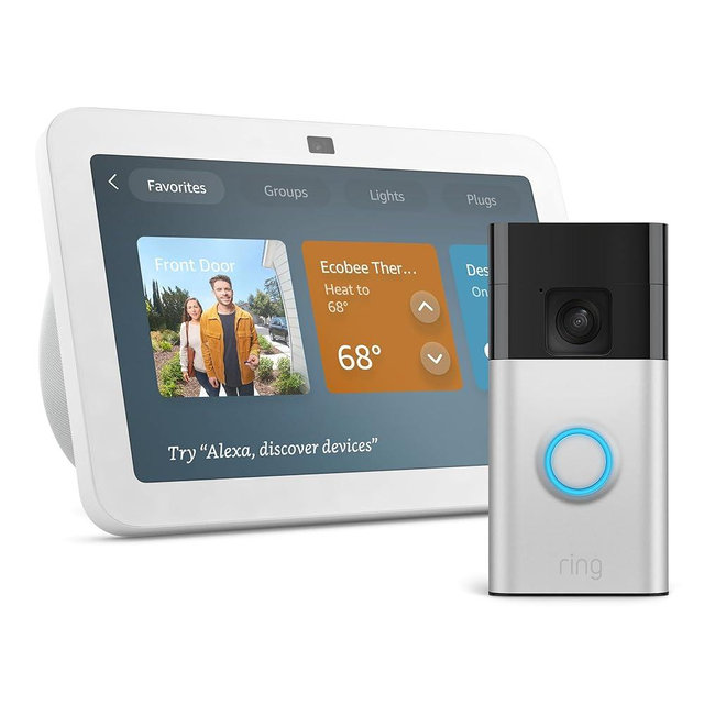 Echo Show 8 (newest model) with Ring Battery Doorbell