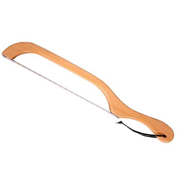 Out of the Woods of Oregon Bread and Bagel Slicer Right Handed Natural Alder Finish, 16"