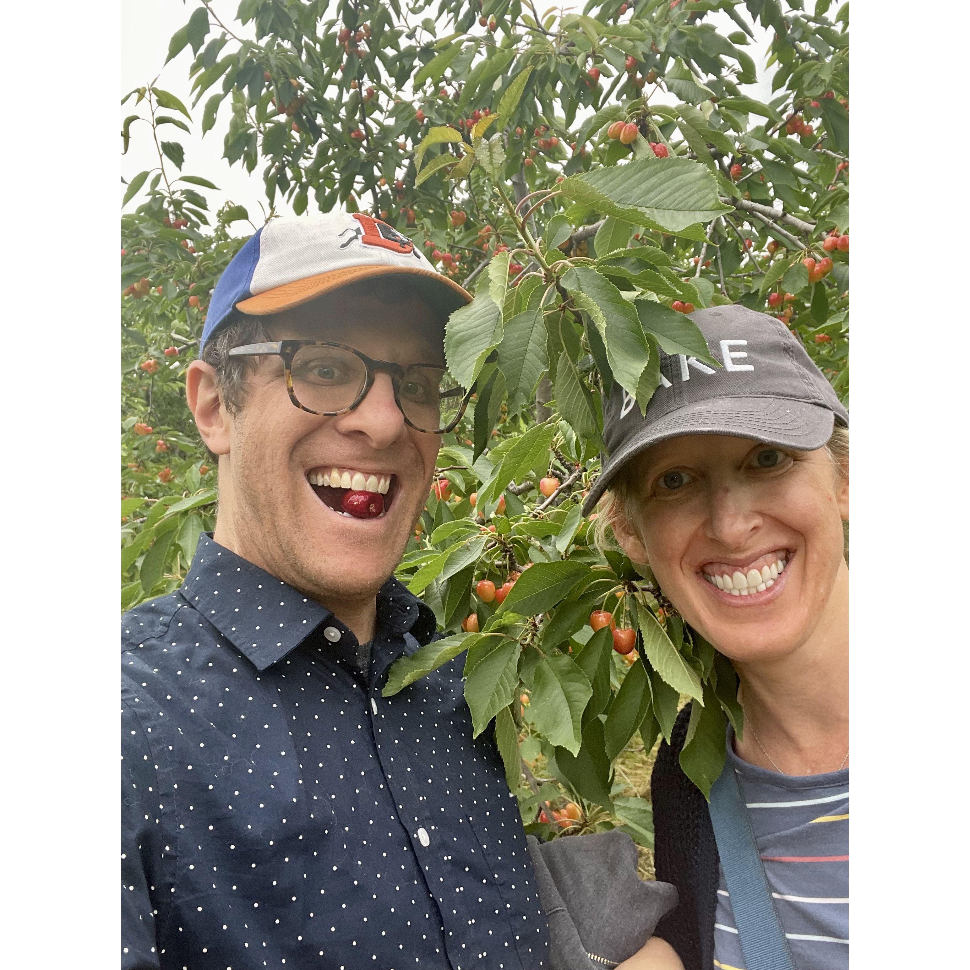 We ate so many cherries!