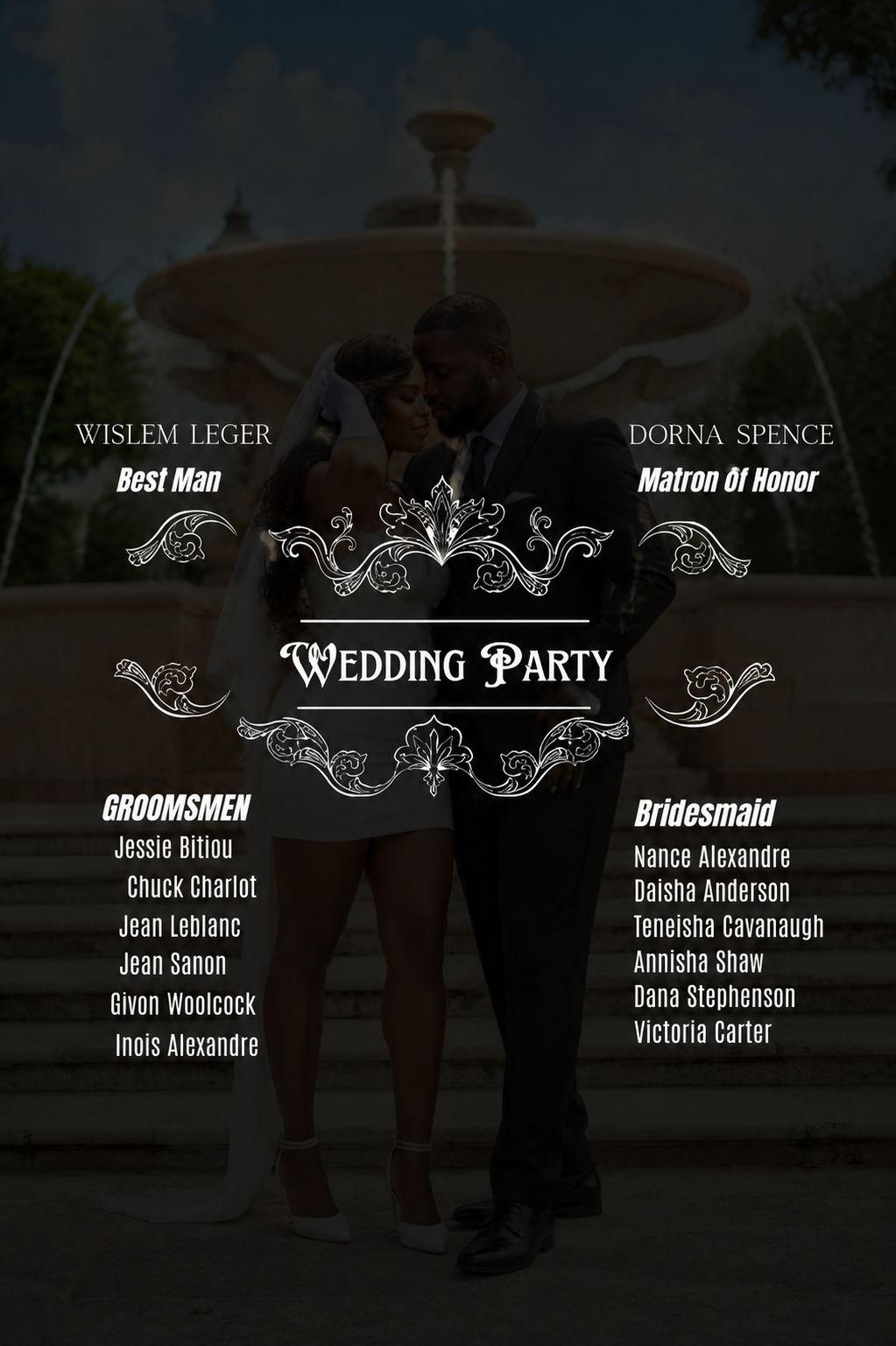 The Wedding Website of Danique Stephenson and Woodnet Gedeon