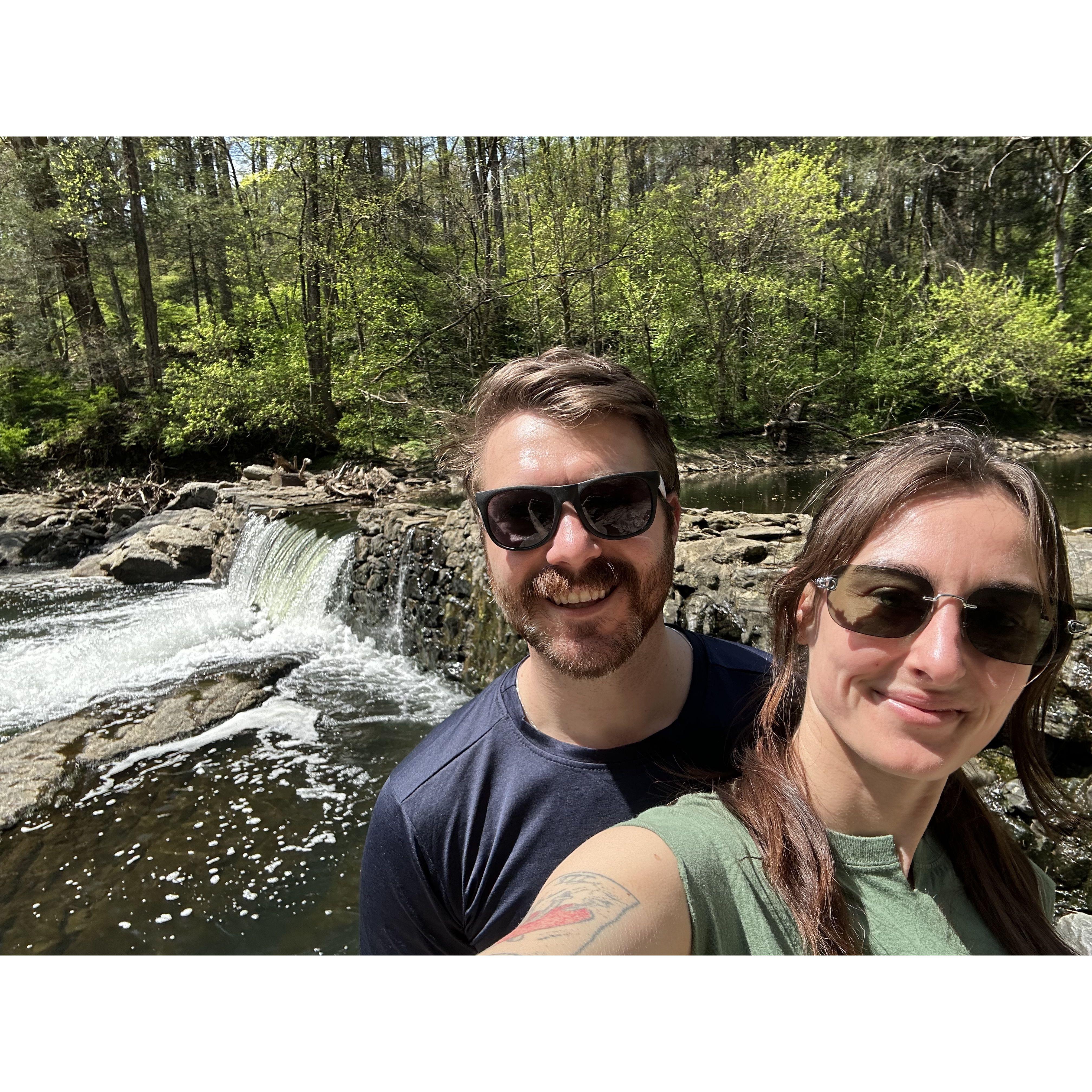 Hiking is made better when you hold hands.