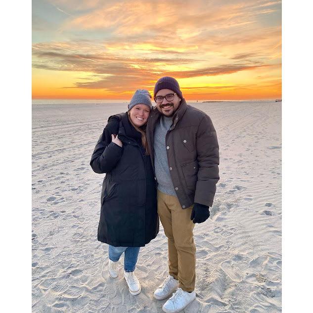 Chilly sunsets in Long Beach, NY