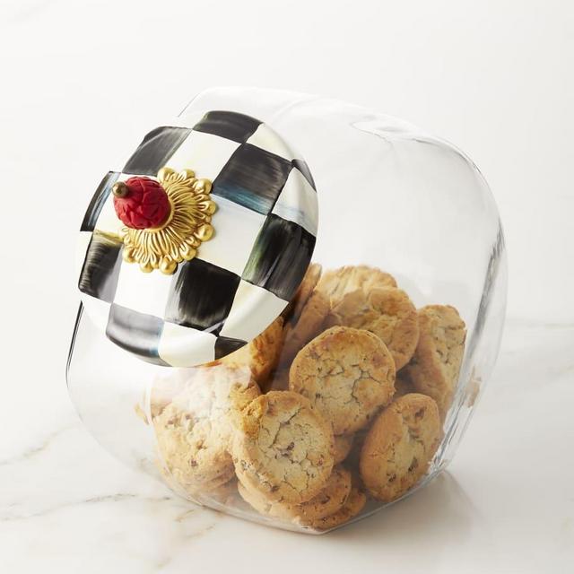 MacKenzie-ChildsCourtly Check Cookie Jar