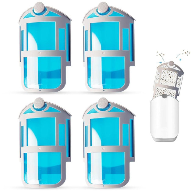 4 Pack Refill Cartridge Kit Compatible with ZEVO Refill M364, Refill Compatible with Plug in Light M364 and Max