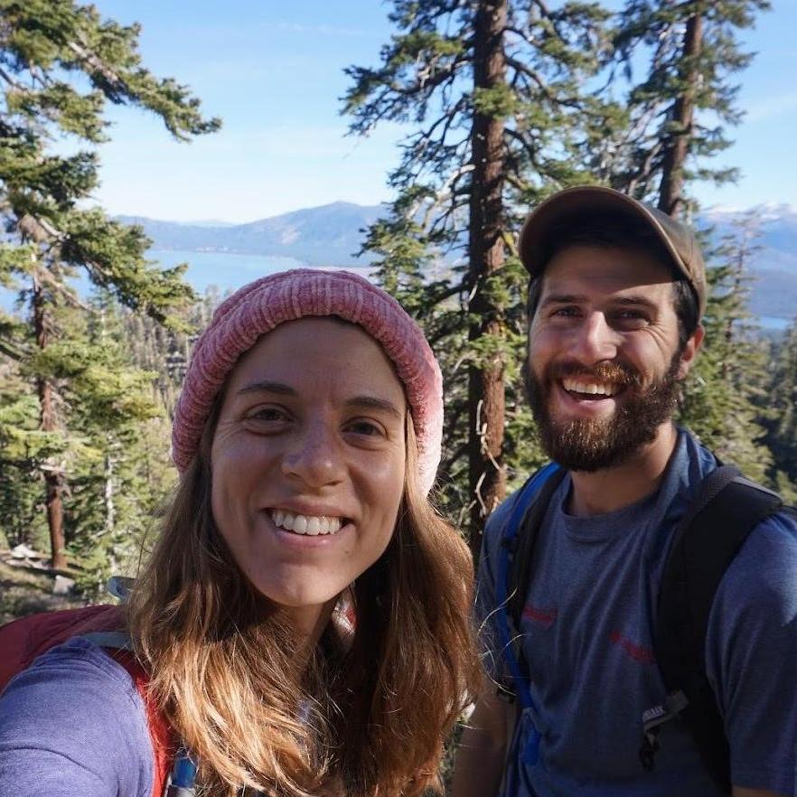 Hiking in the Lake Tahoe area! Luma's here too, likely swimming or getting ticks on herself.