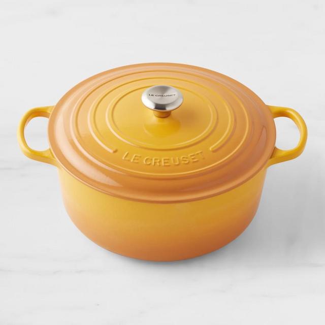 Le Creuset Signature Enameled Cast Iron Round Dutch Oven, 9-Qt., Nectar