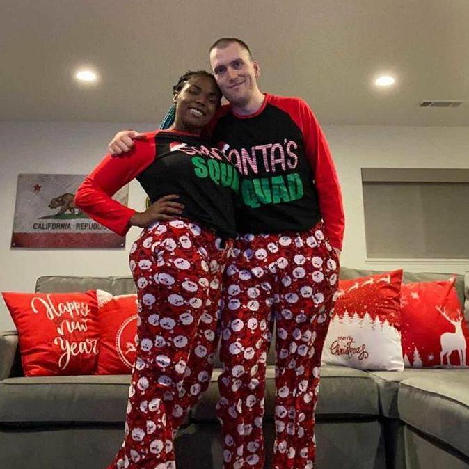 Our first Christmas together. (Grammy's favorite picture)