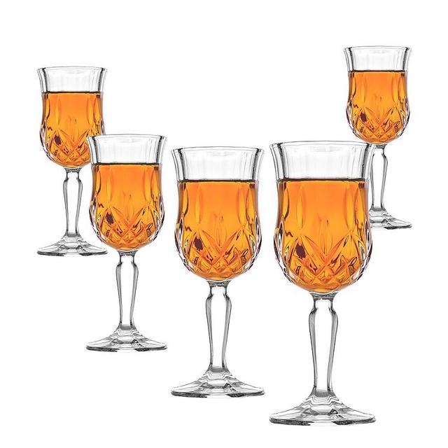 Amlong Crystal Lead Free Cordial Glasses - 5 oz, Set of 6