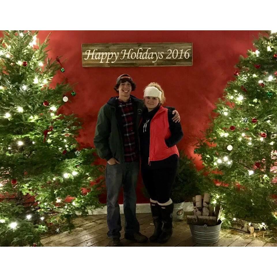 Wondering Freeport, Maine on black Friday after our first Thanksgiving feast together.