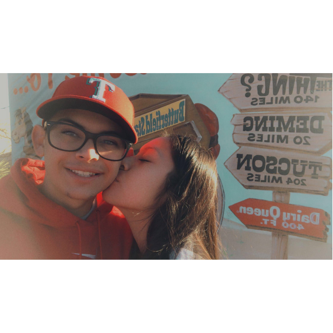 First Road trip together from Texas to california stopping at New Mexico. We were dissapointed to find out Butterfield station doesn't sell butter..
December 27 2020