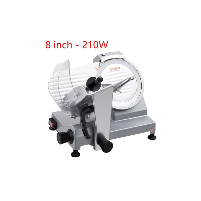 Commercial 18" Electric Meat Slicer Blade Food Slicer Cutter 210W With Child Lock