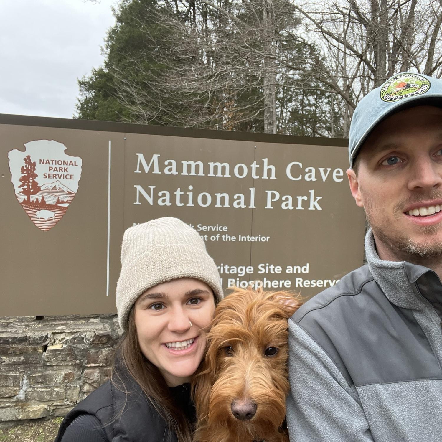 We made a visit to Mammoth Cave National Park for Alex's Spring Break 2022
