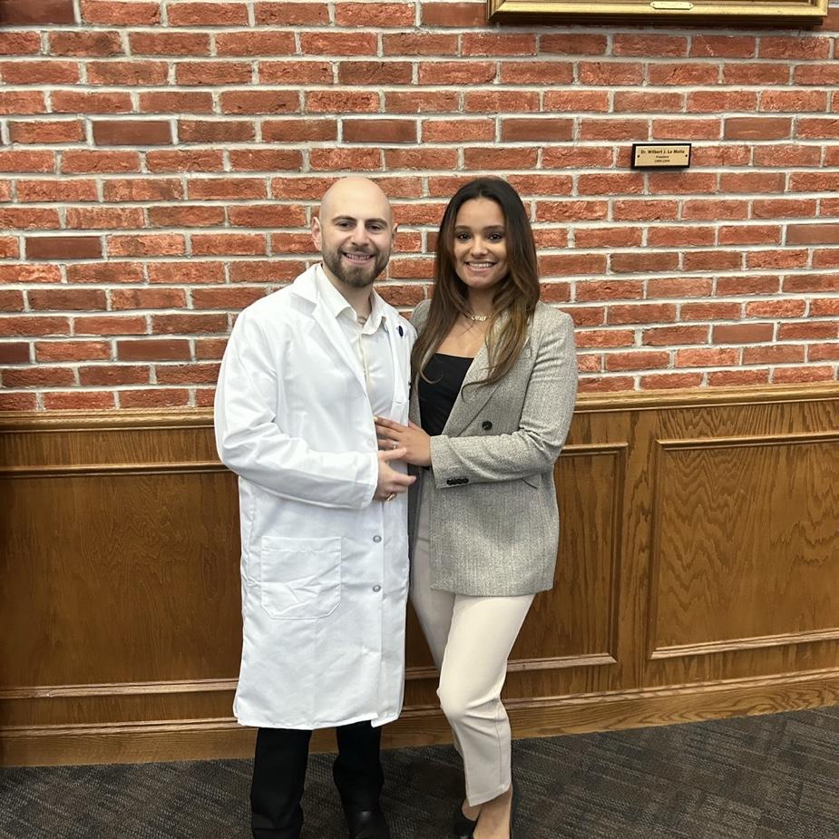 Francesco got his Physical Therapy white coat!!