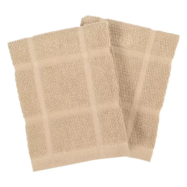 Our Table™ Everyday Solid Dish Cloths in Sand (Set of 2)