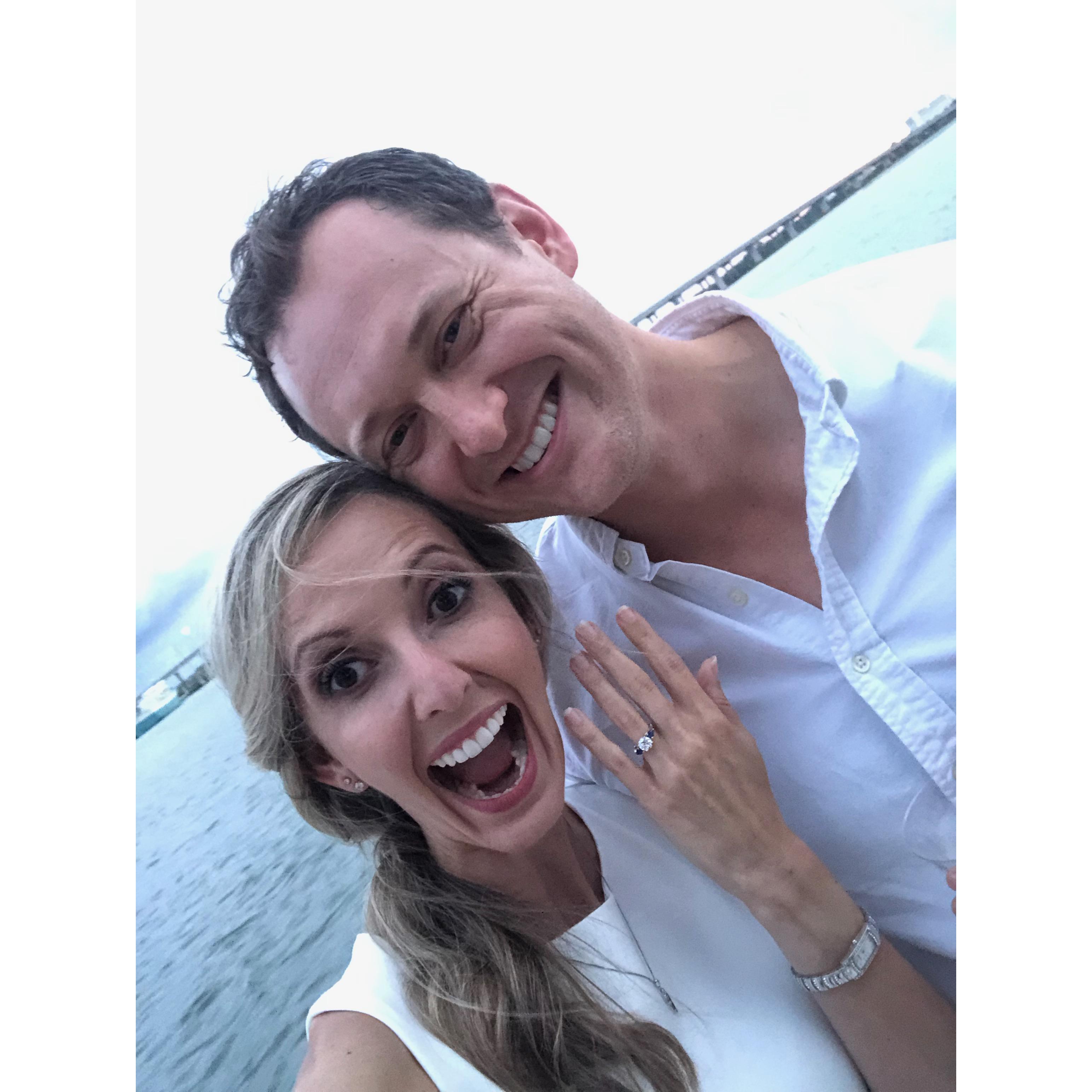 We are ENGAGED!